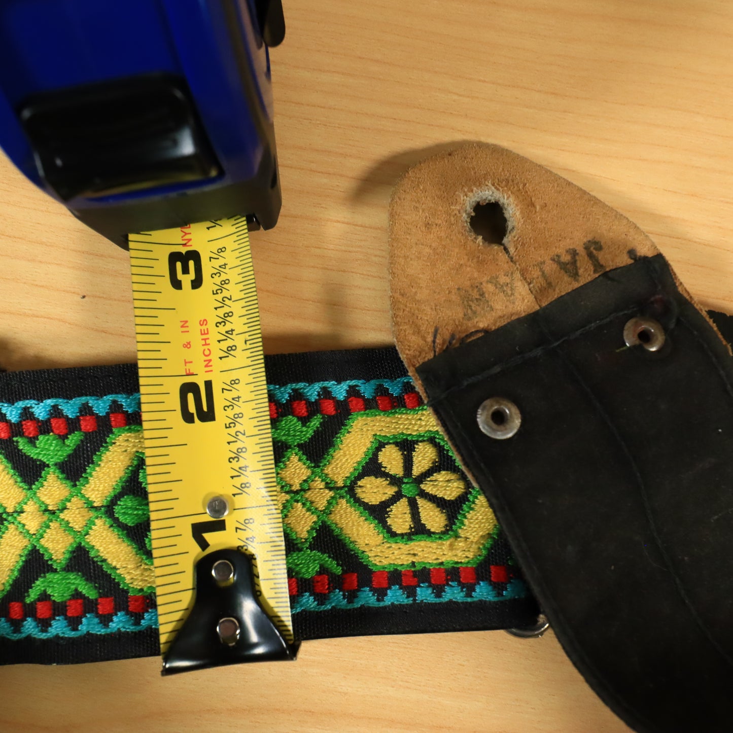 Vtg Hippie Hootenanny Woven Guitar Strap Made in Japan