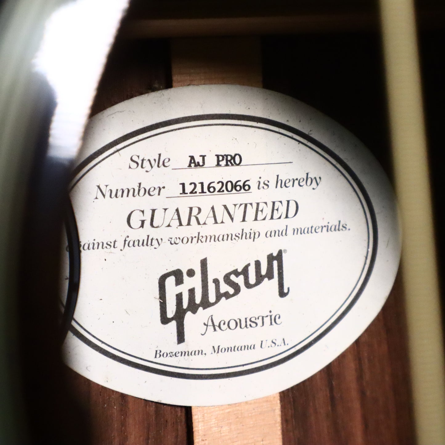 2012 Gibson AJ Advanced Jumbo Pro Acoustic Electric Guitar