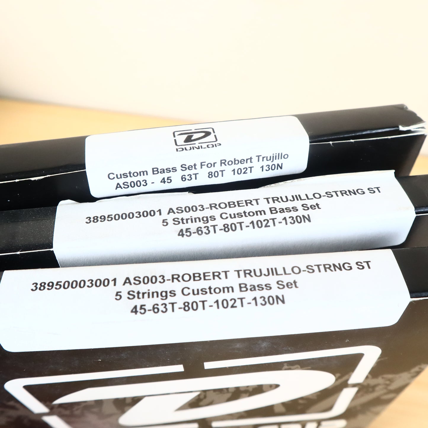 (3 LOT) Dunlop Robert Trujillo Stainless Steel 5-String Custom Electric Bass 45-130