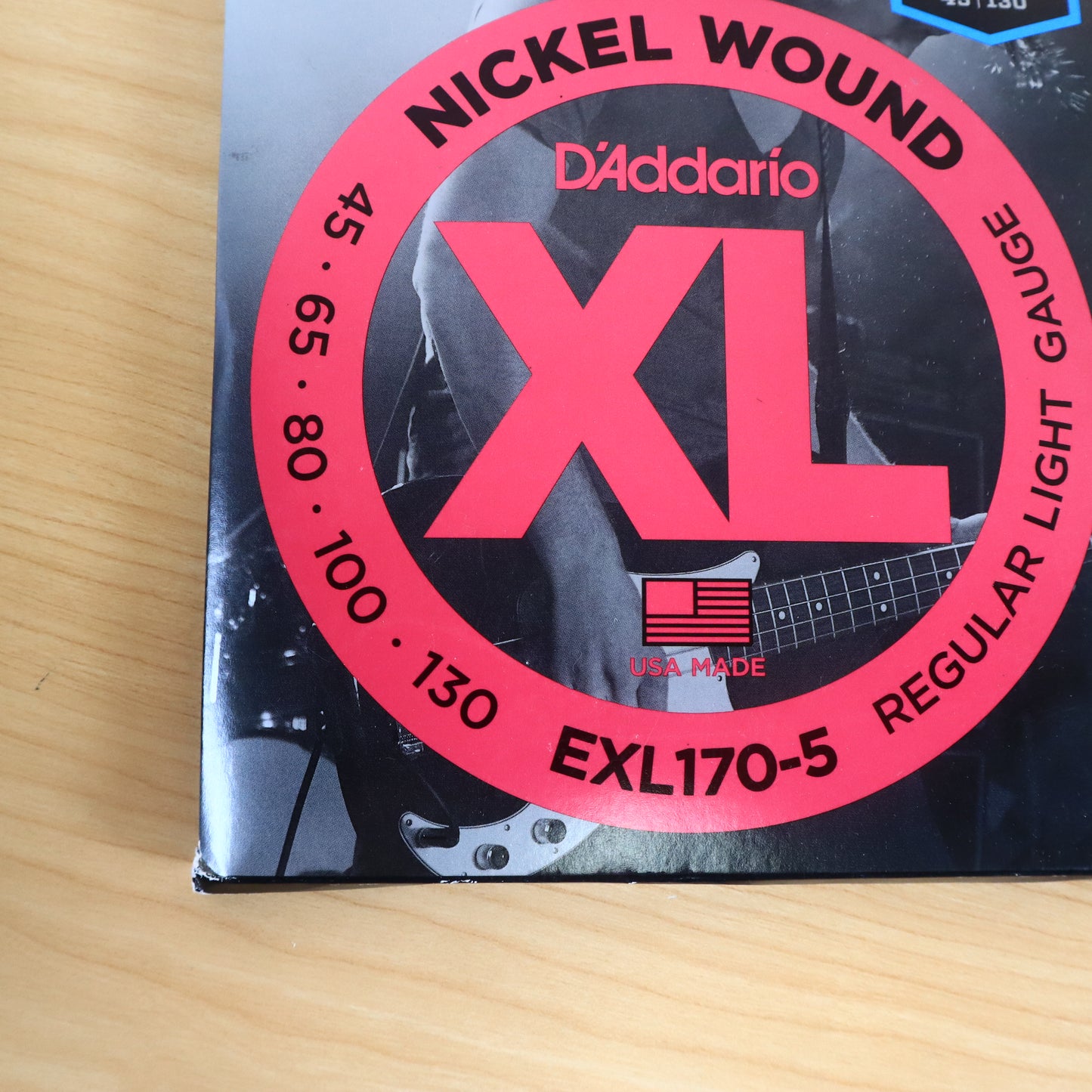 (6 LOT) D'Addario EXL 170-5 5 String Bass Guitar Set Regular Light 45-130