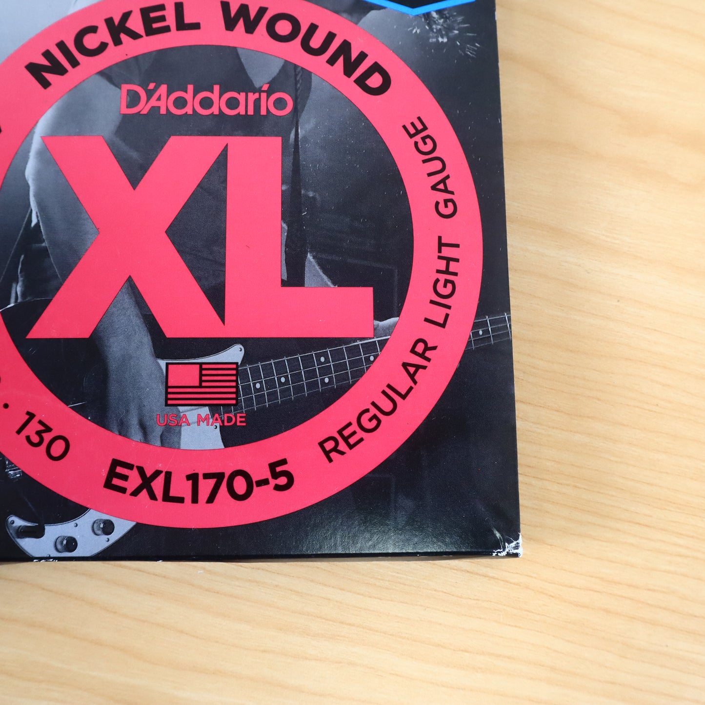 (6 LOT) D'Addario EXL 170-5 5 String Bass Guitar Set Regular Light 45-130