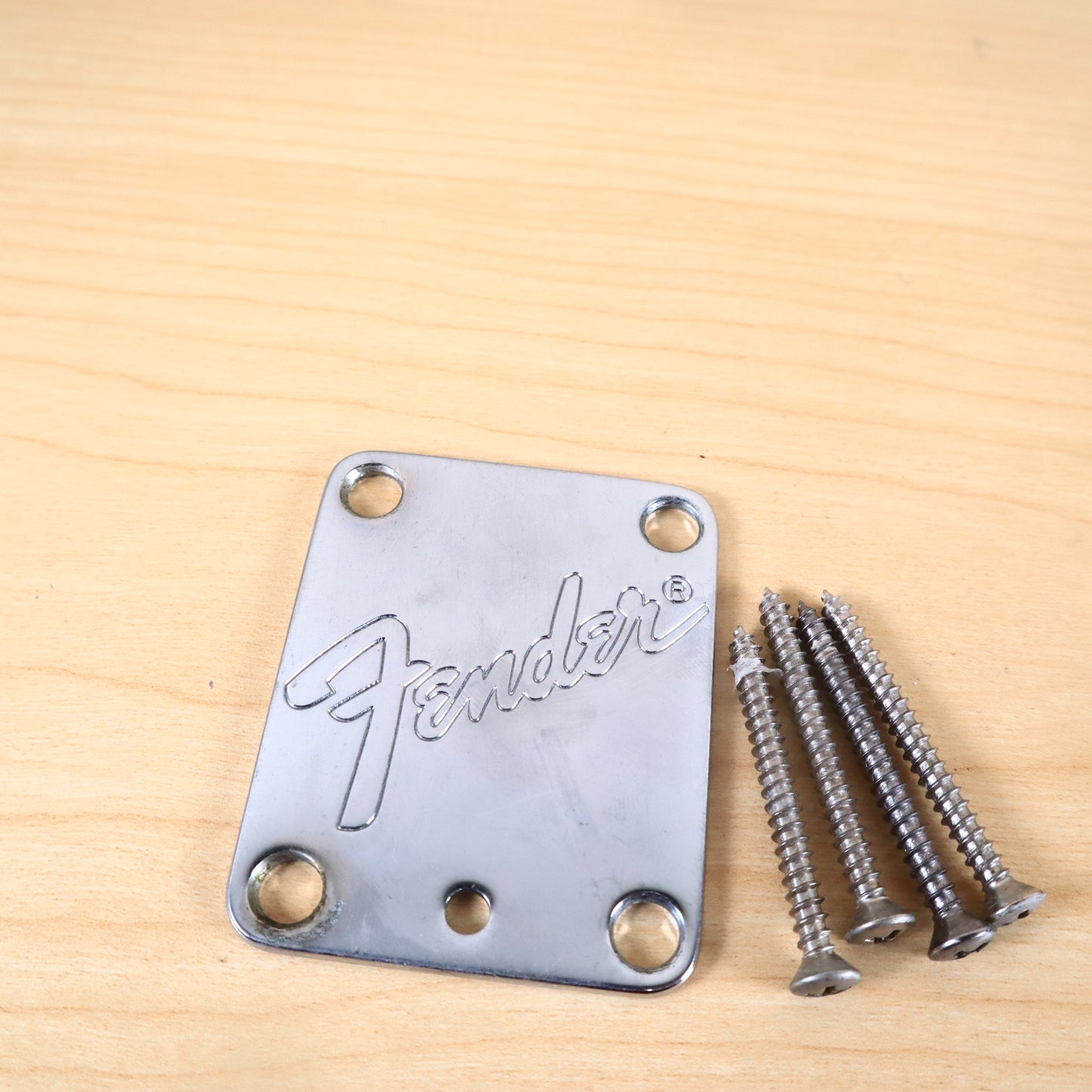 1980s USA Fender Strat Plus Guitar Neck Plate Micro-Tilt Vintage Stratocaster