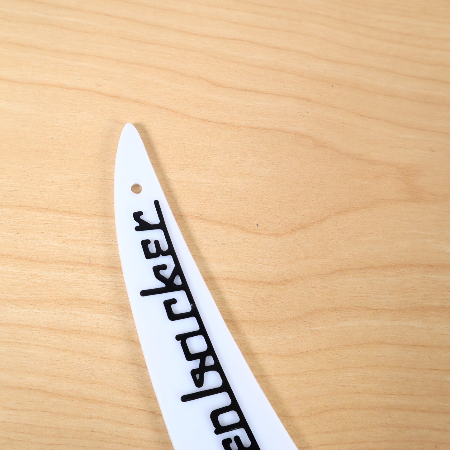 Rickenbacker 2014 White Truss Rod Cover Name Plate
