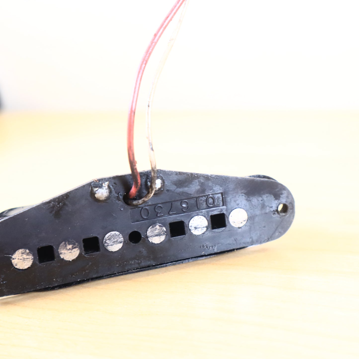 1980s Fender USA Stratocaster Black Pickup #016730 5.94ohms