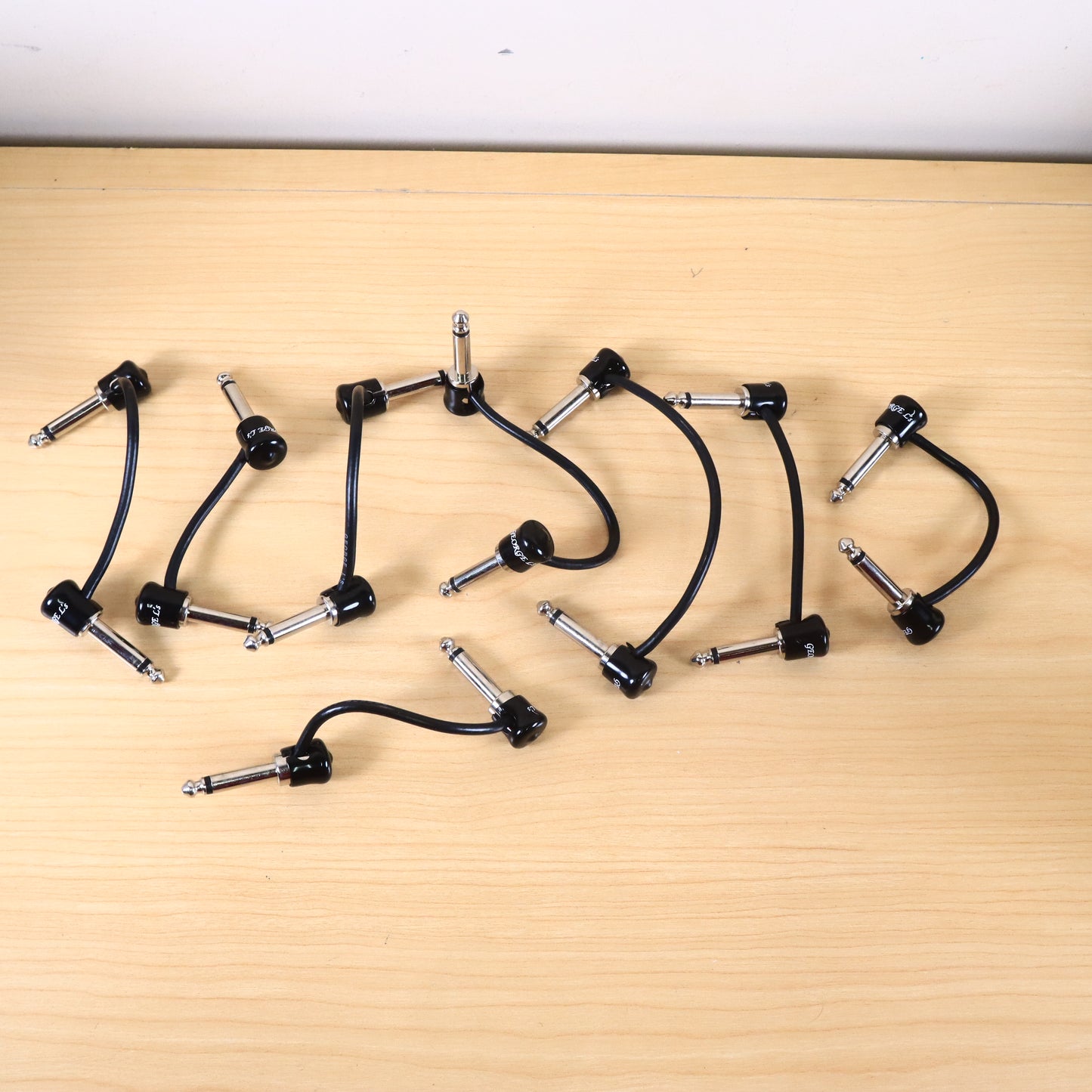 LOT 8 George L's .155 right-angle Pedalboard Patch Cables