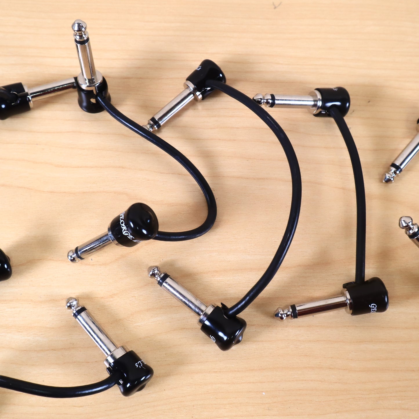 LOT 8 George L's .155 right-angle Pedalboard Patch Cables