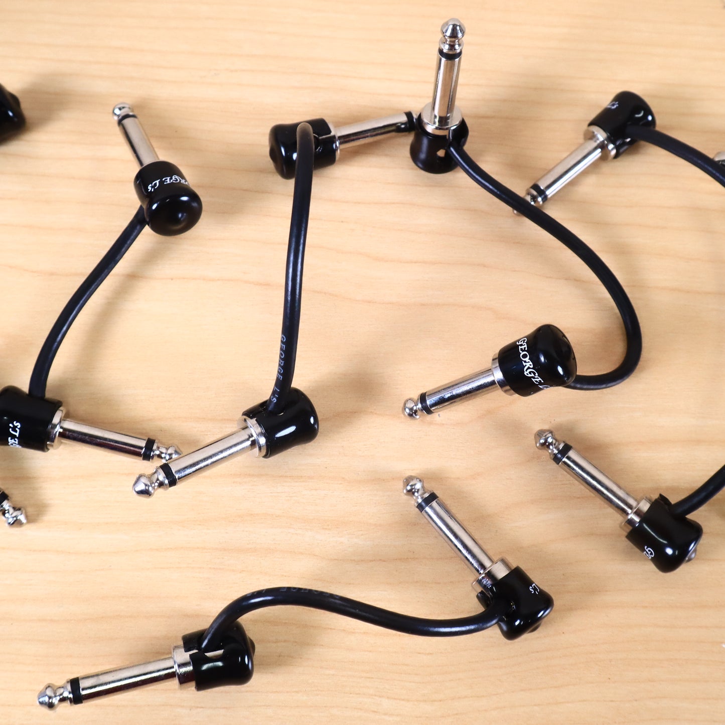LOT 8 George L's .155 right-angle Pedalboard Patch Cables