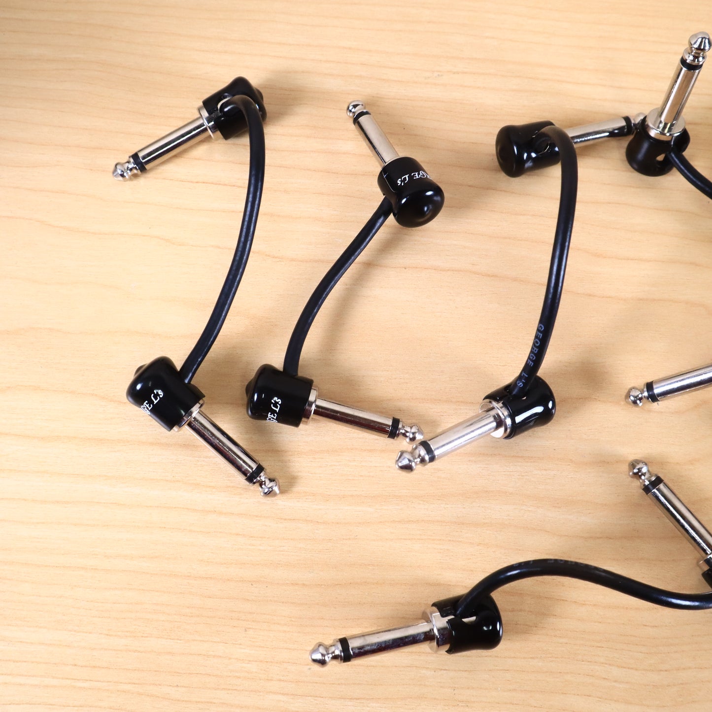 LOT 8 George L's .155 right-angle Pedalboard Patch Cables
