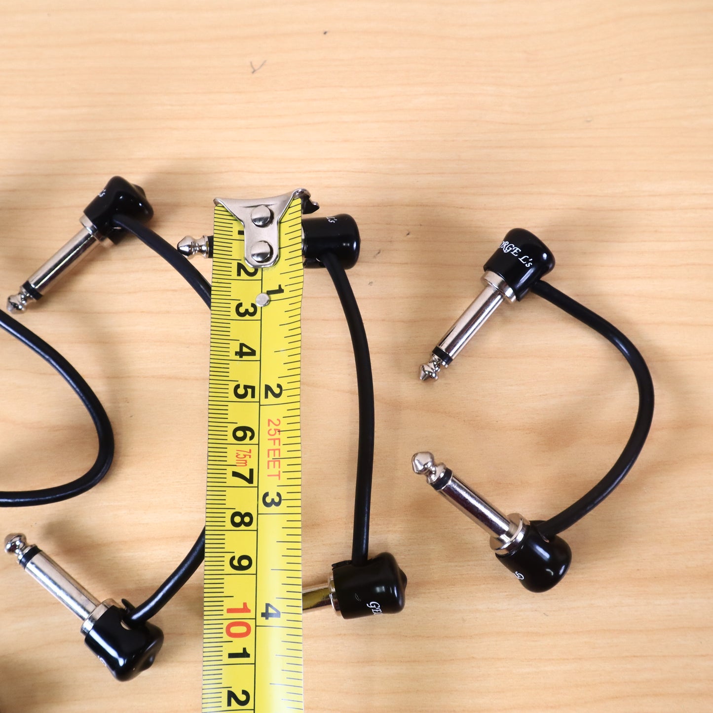 LOT 8 George L's .155 right-angle Pedalboard Patch Cables