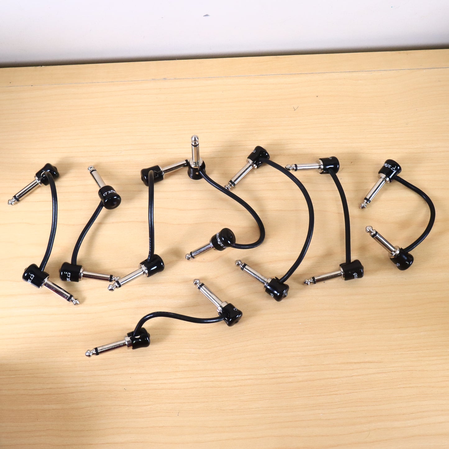 LOT 8 George L's .155 right-angle Pedalboard Patch Cables