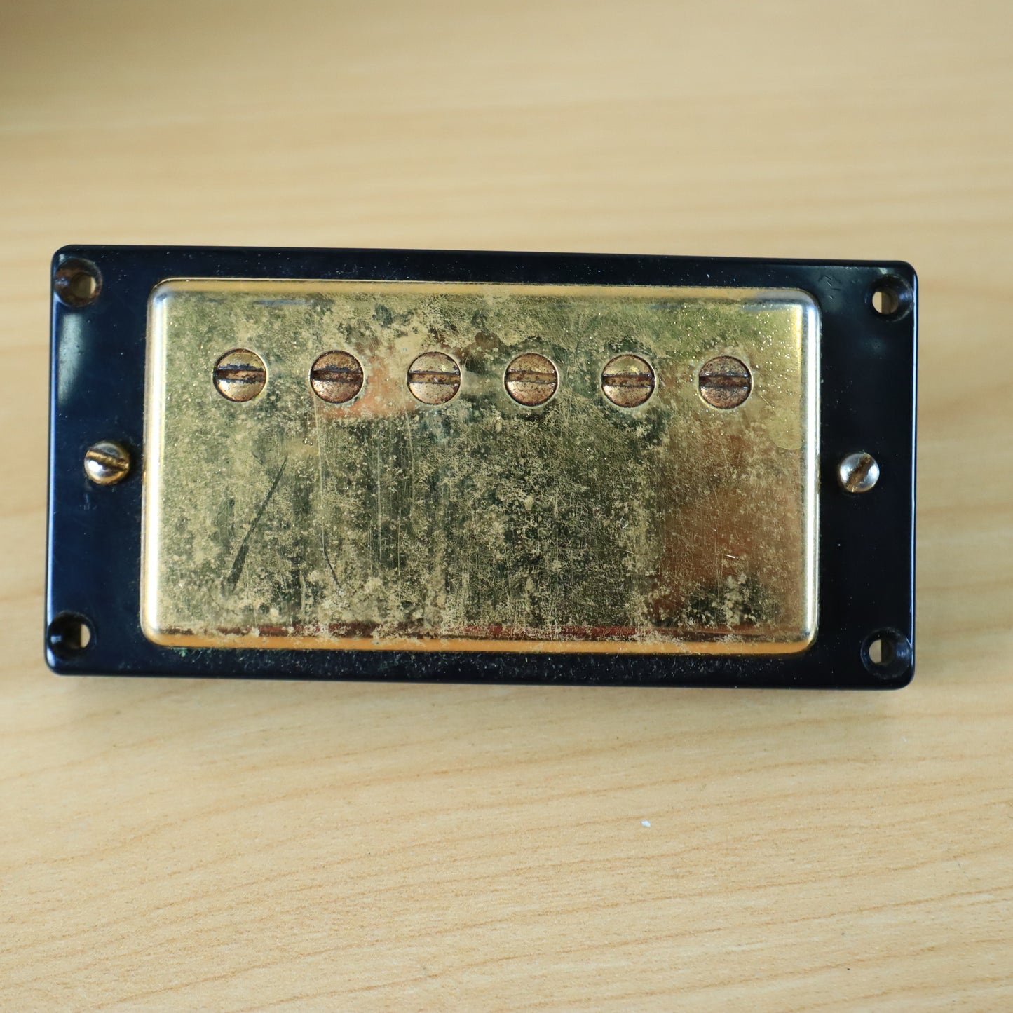 Gibson Reissue PAF Patina Humbucker Bridge Pickup Gold 8.23 Ohms