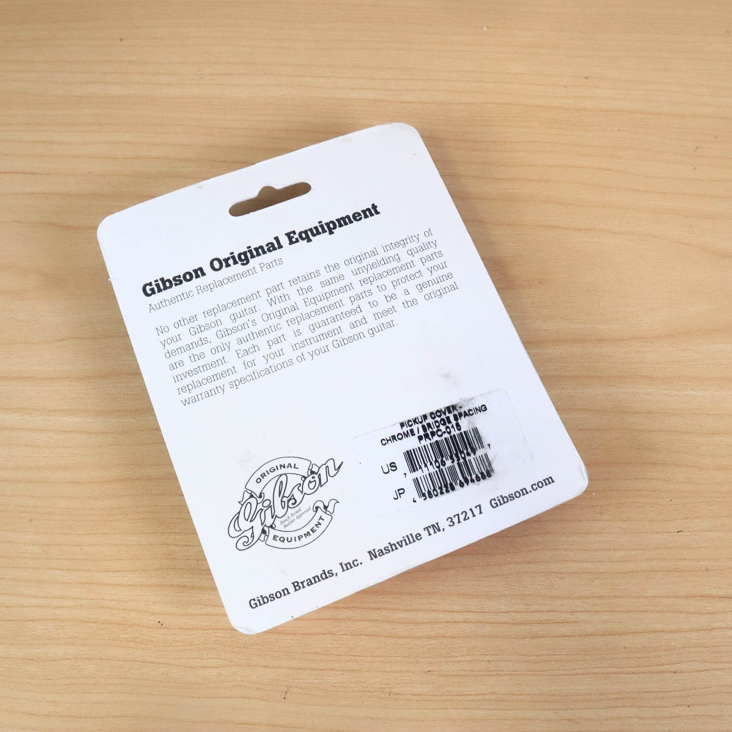 Gibson Les Paul PRPC-015 Bridge Humbucker Cover Chrome Guitar Genuine Parts