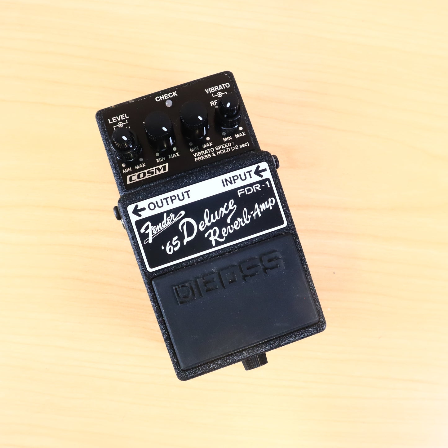 Boss FDR-1 Fender 65 Deluxe Reverb Effect Pedal