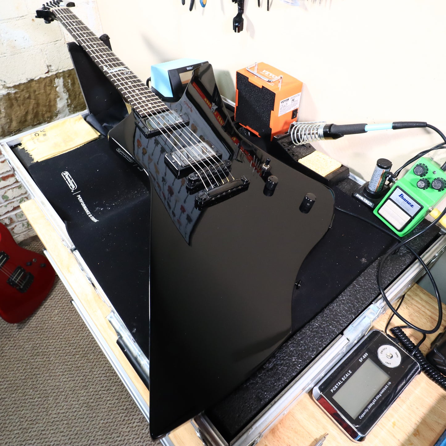 LTD by ESP SnakeByte Black Gloss James Hetfield Electric Guitar