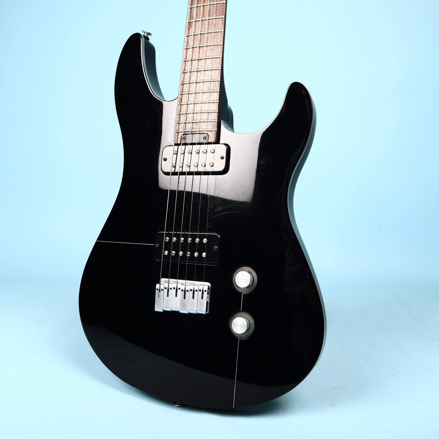 Yamaha RGX A2 2009 Black Guitar Light Up Knobs