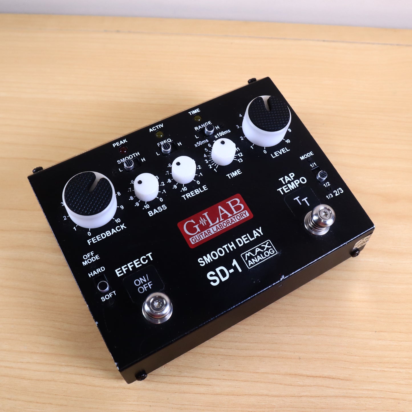 G-Lab SD-1 Smooth Delay Guitar Laboratory Effects Pedal GLAB