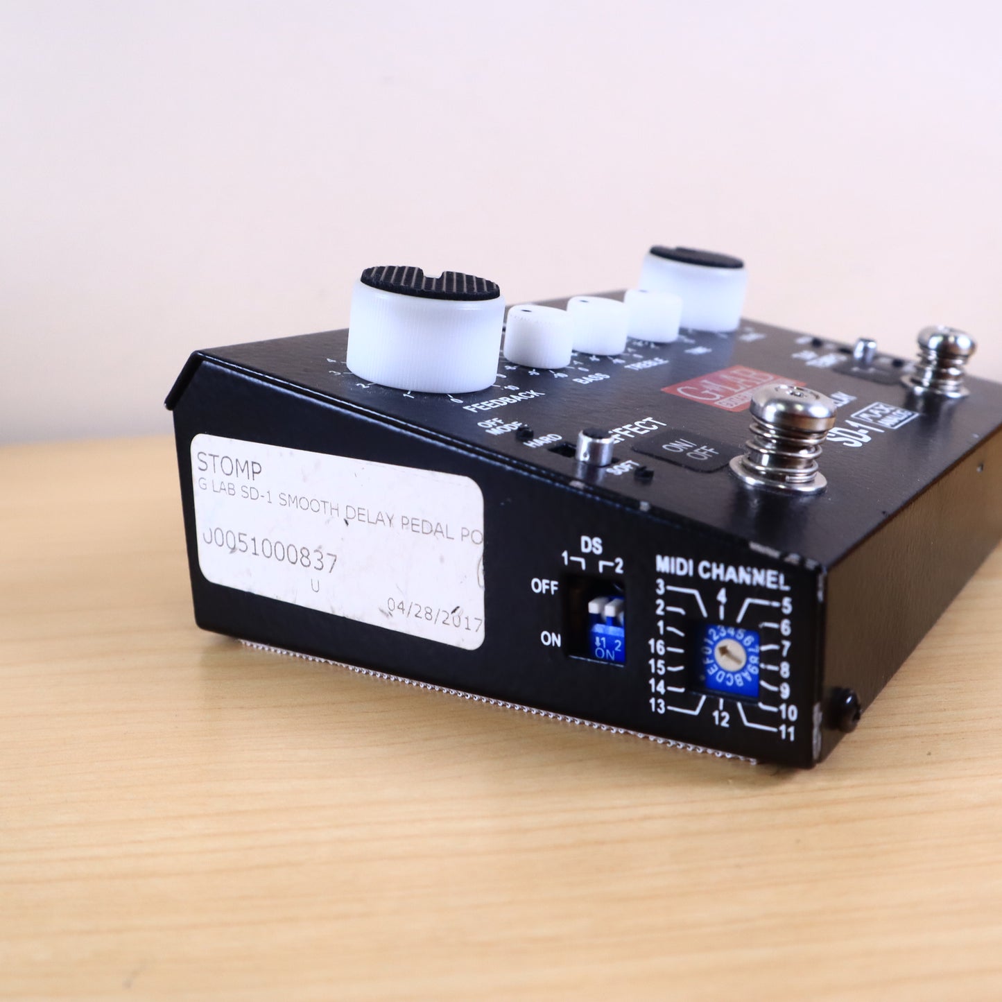 G-Lab SD-1 Smooth Delay Guitar Laboratory Effects Pedal GLAB