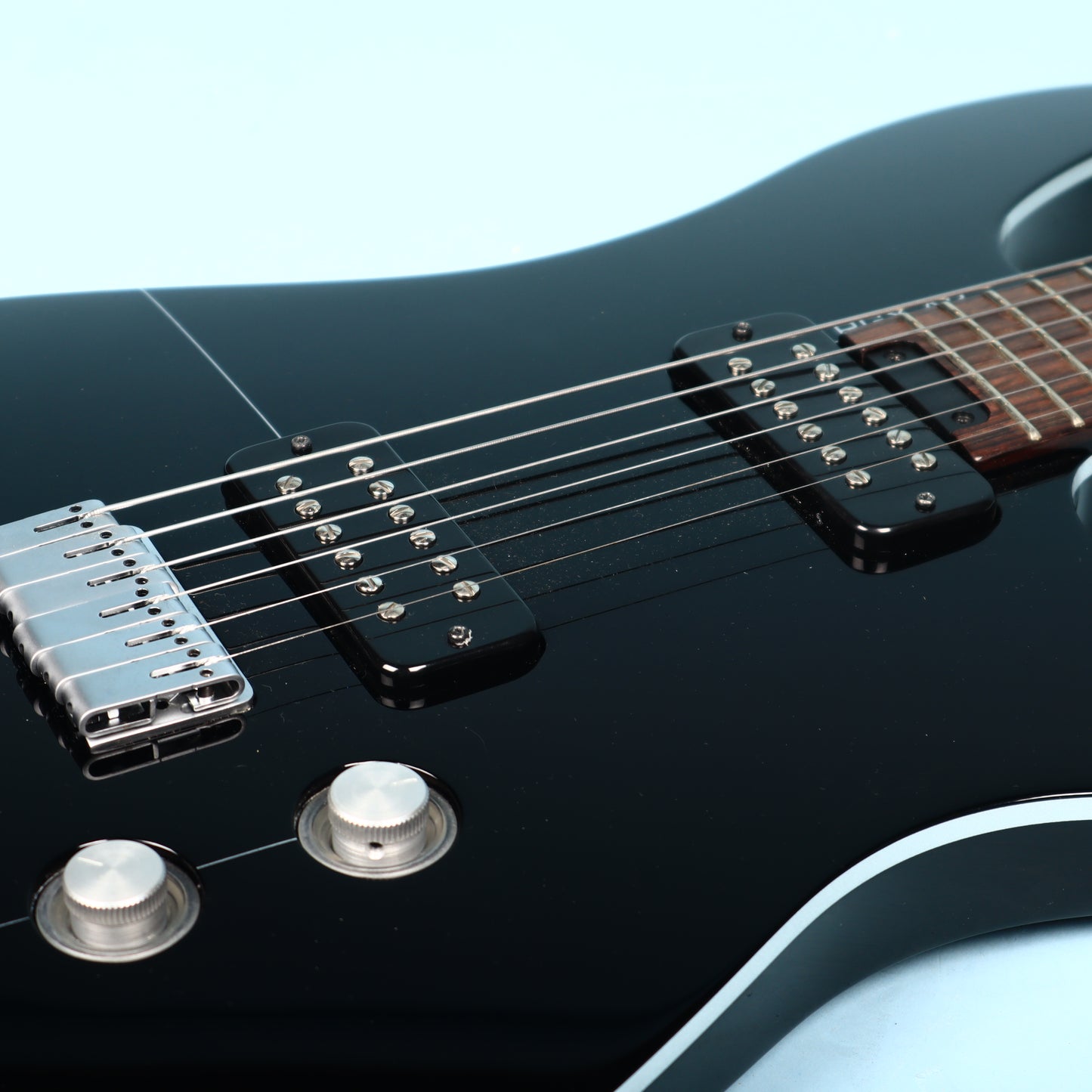 Yamaha RGX A2 2009 Black Guitar Light Up Knobs