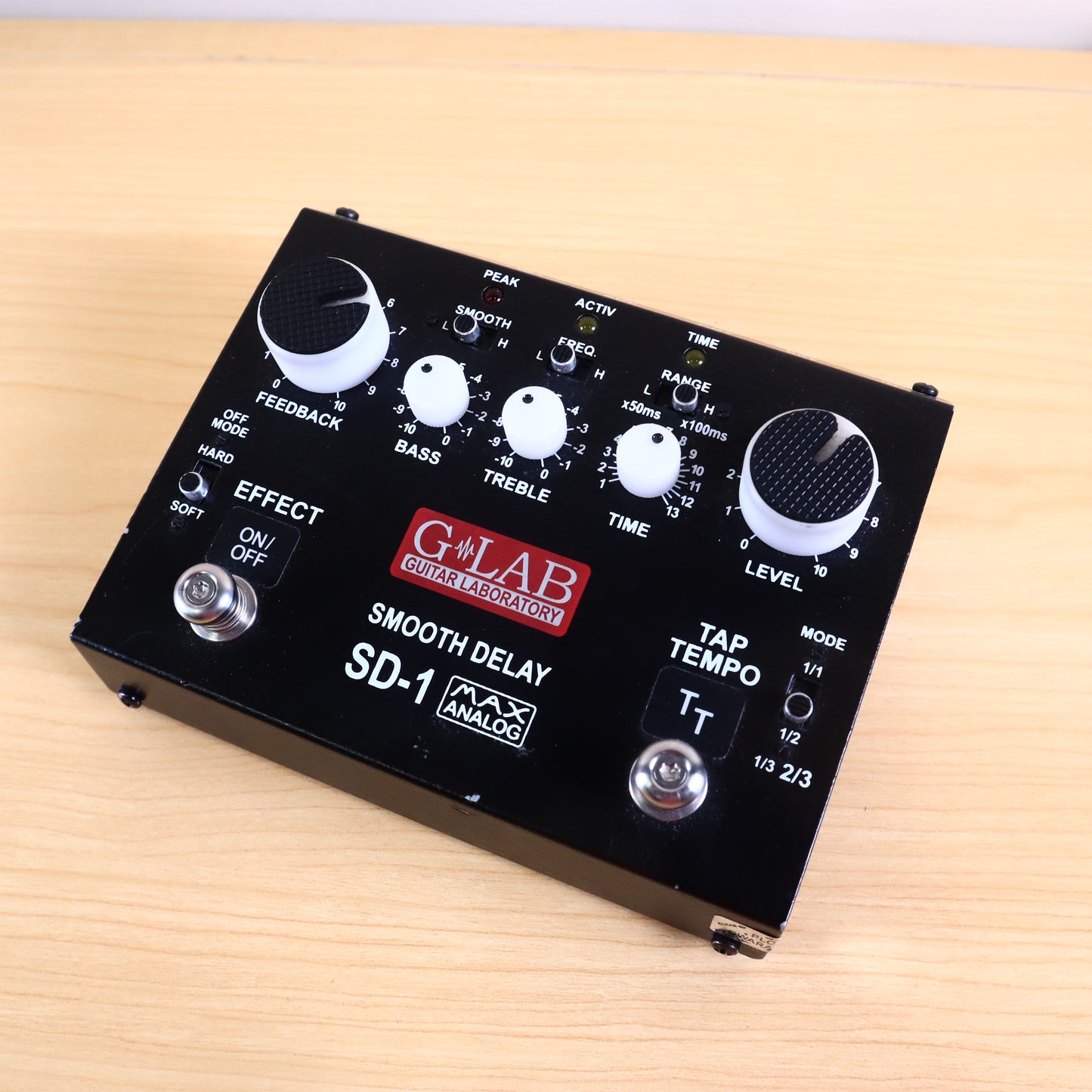 G-Lab SD-1 Smooth Delay Guitar Laboratory Effects Pedal GLAB