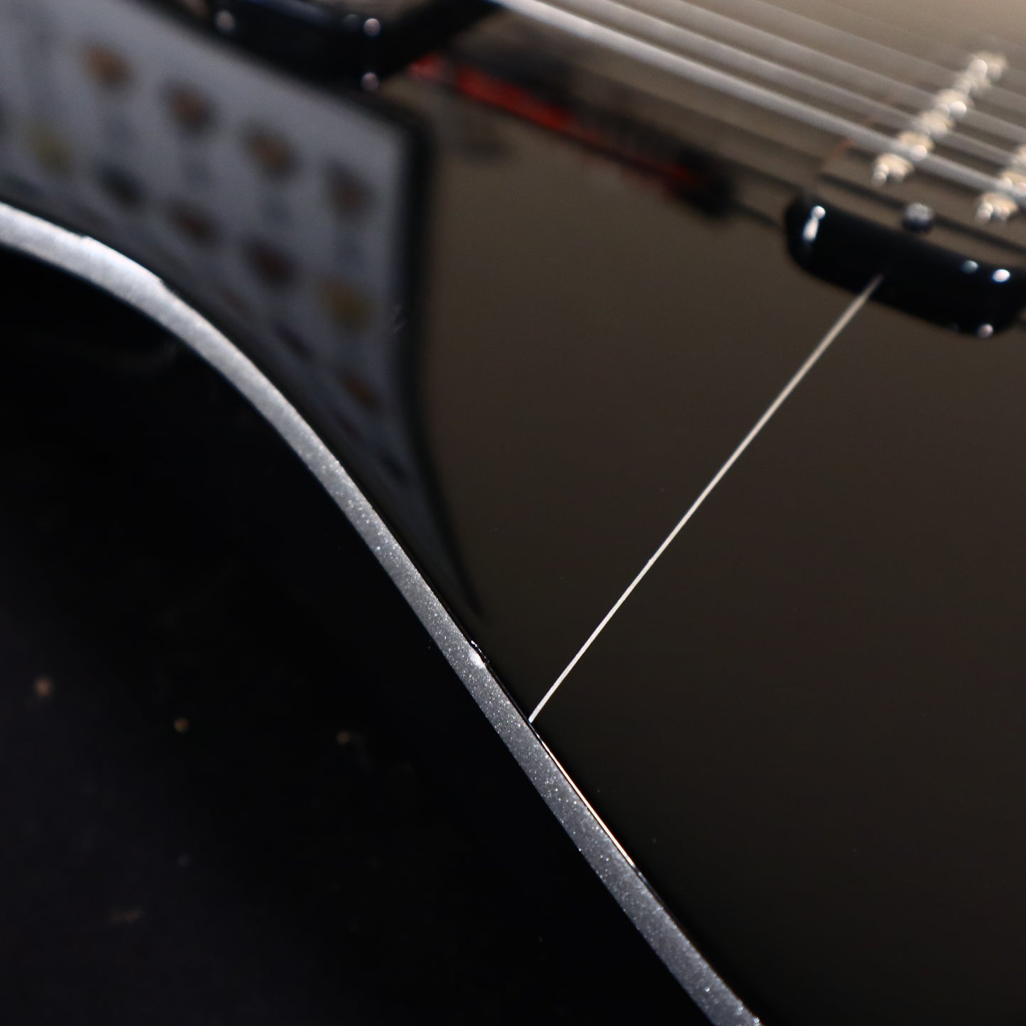 Yamaha RGX A2 2009 Black Guitar Light Up Knobs