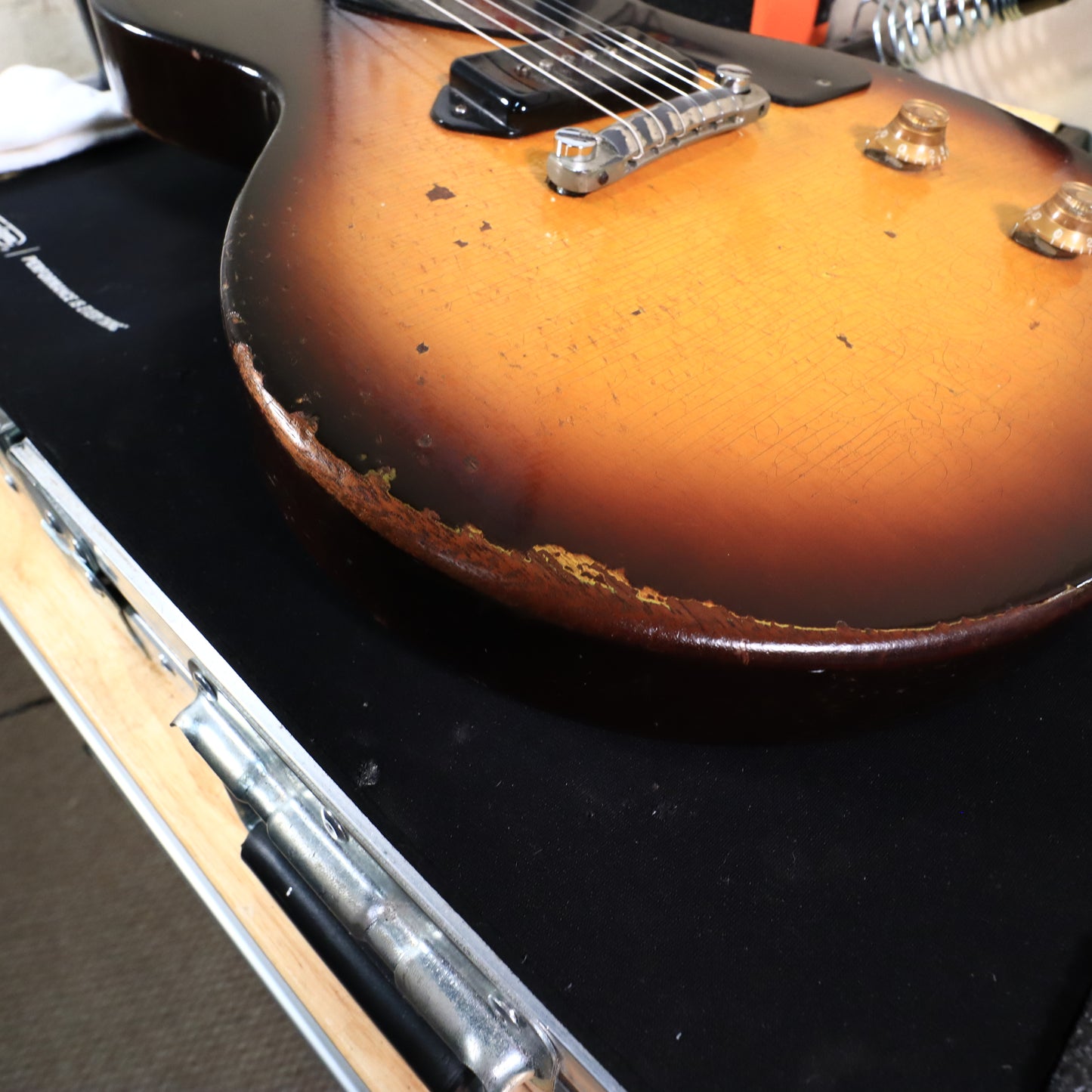 1958 Gibson Les Paul Junior Jr. Electric Guitar Sunburst