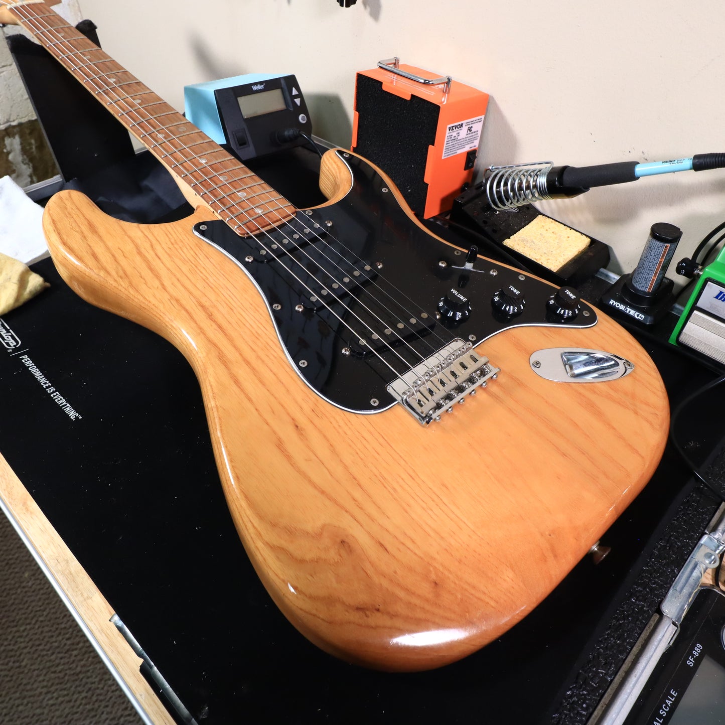 1978 Fender Stratocaster Natural Ash Electric Guitar