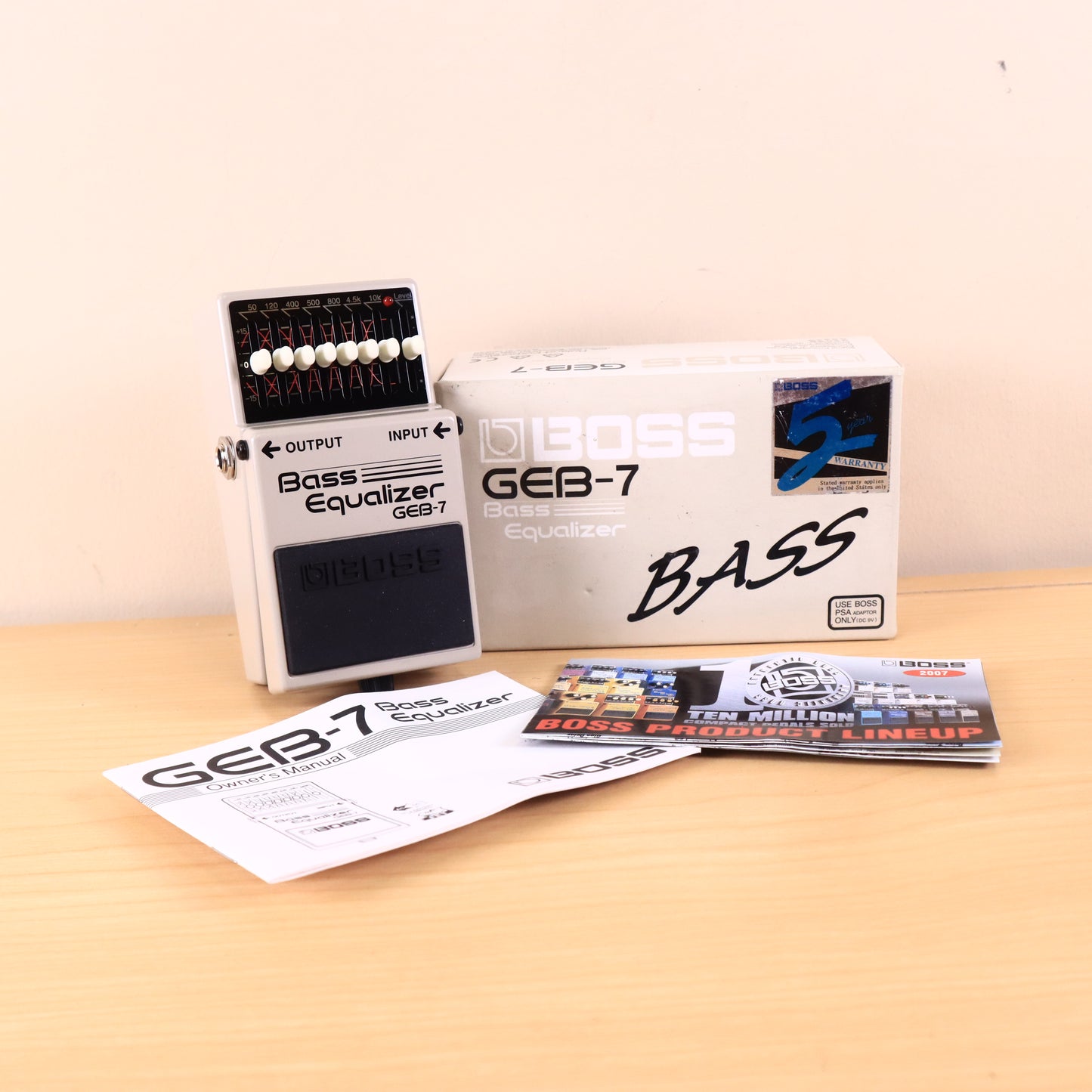 BOSS GEB-7 Band Equalizer Pedal *Open Box*