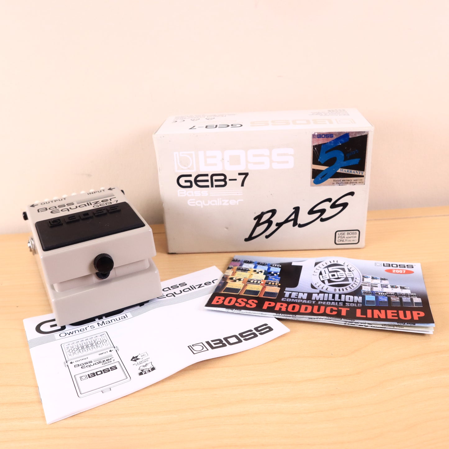 BOSS GEB-7 Band Equalizer Pedal *Open Box*