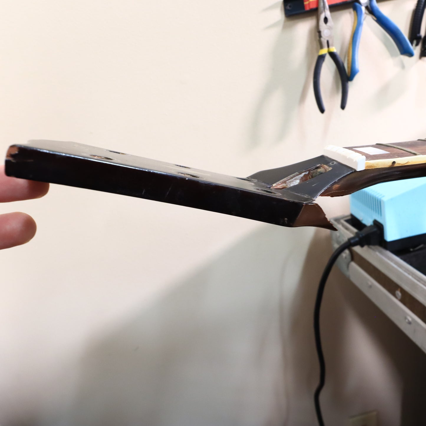 1972 Gibson SG Standard Body & Neck Husk Walnut Brown Vintage Small Pickguard