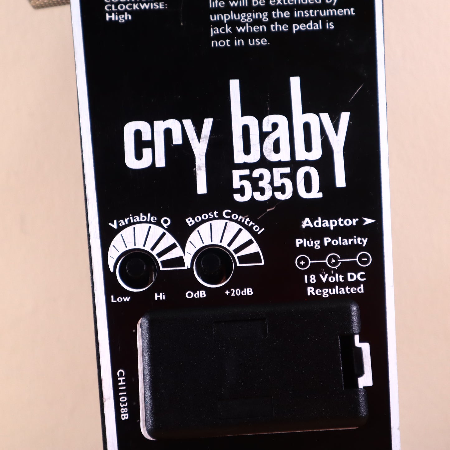 Jim Dunlop 535Q Cry Baby Multi-Wah Guitar Effects Pedal