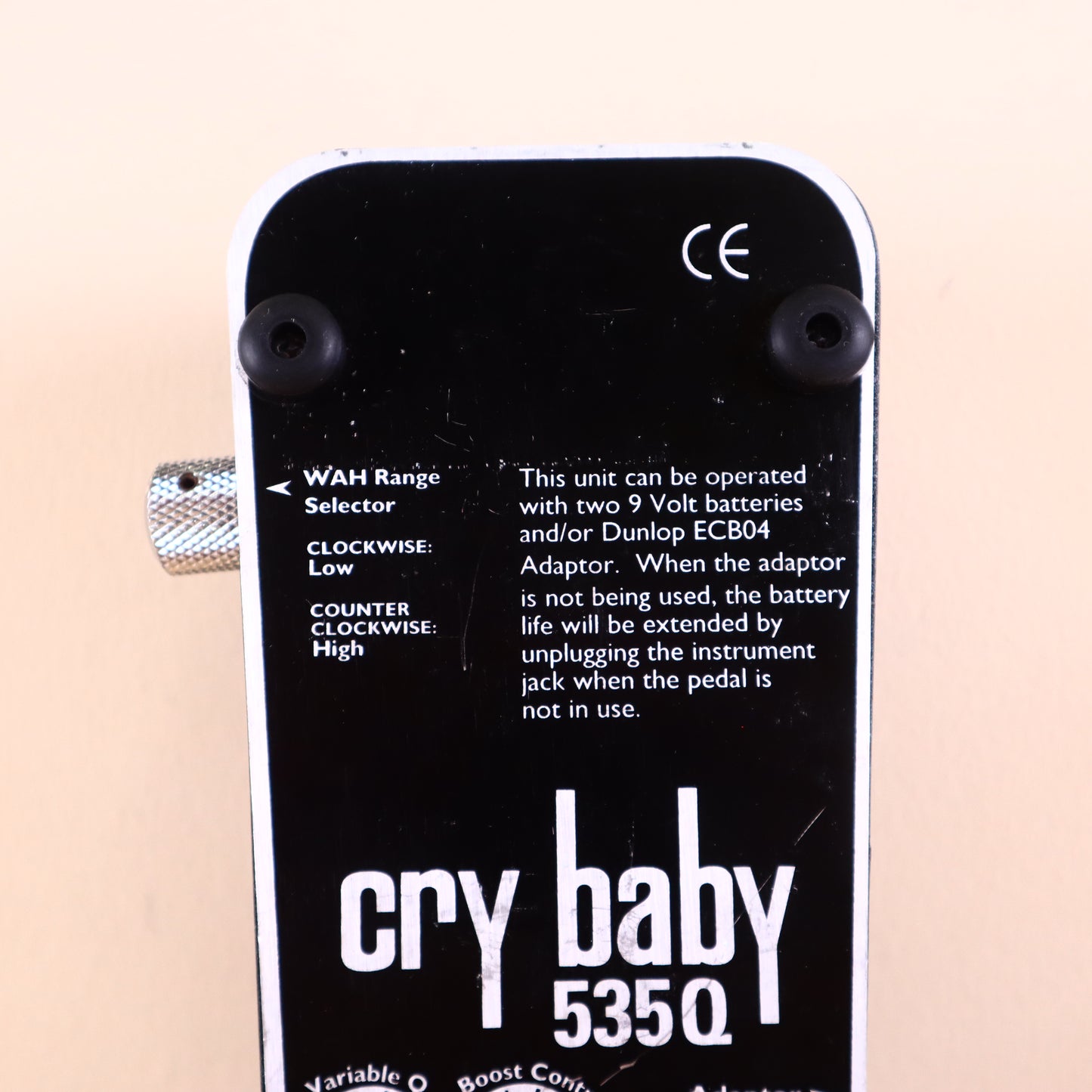Jim Dunlop 535Q Cry Baby Multi-Wah Guitar Effects Pedal