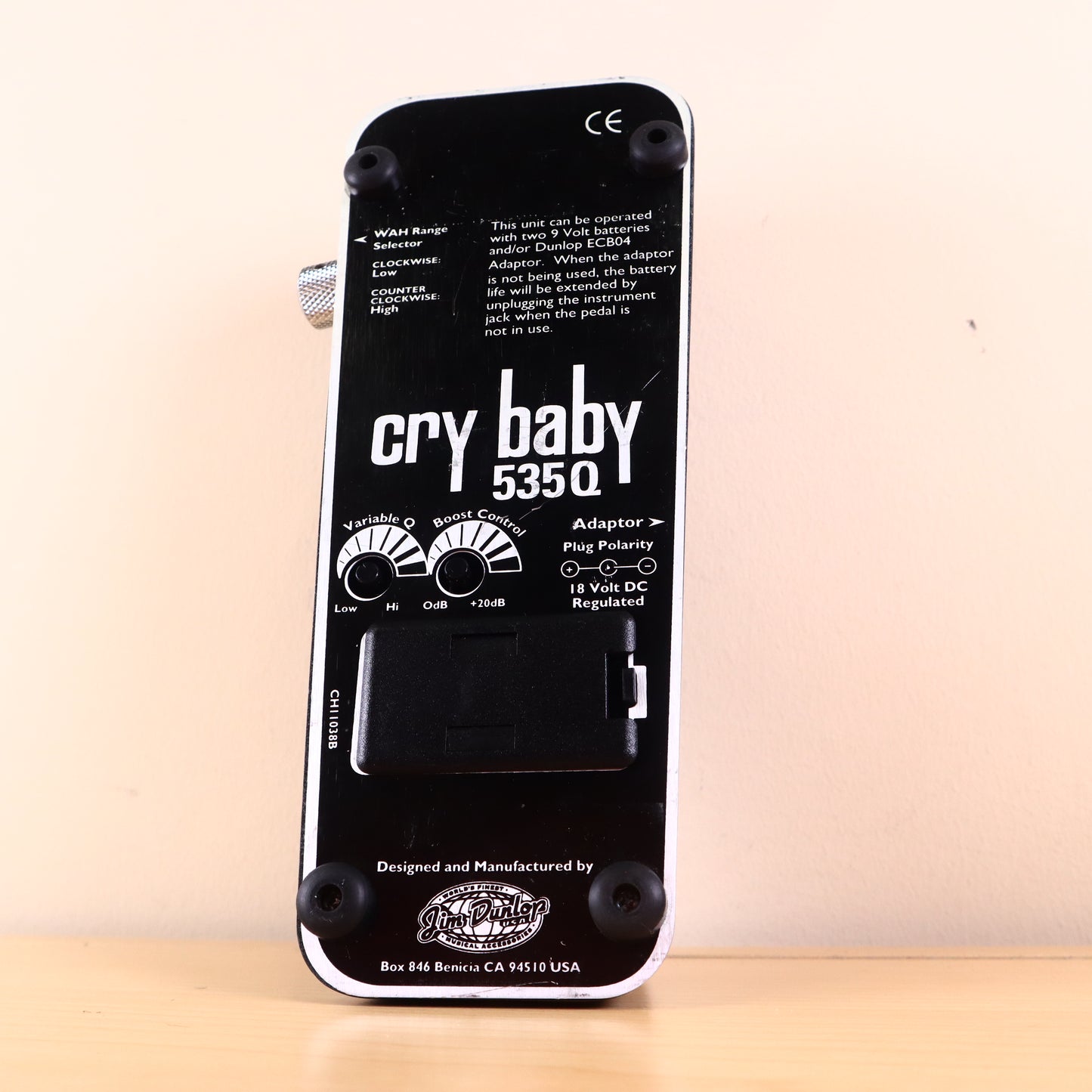 Jim Dunlop 535Q Cry Baby Multi-Wah Guitar Effects Pedal