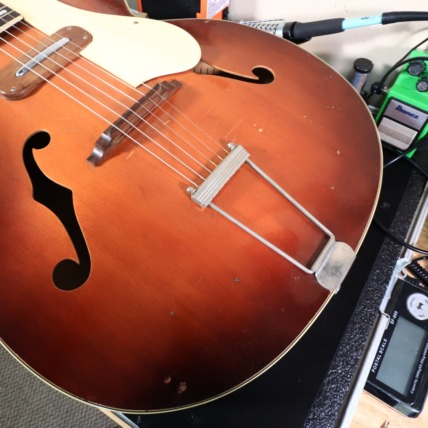 1950s Kay Sherwood Deluxe Sunburst Archtop Electric