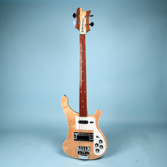 2008 Rickenbacker 4003FL Fretless Natural Bass Guitar