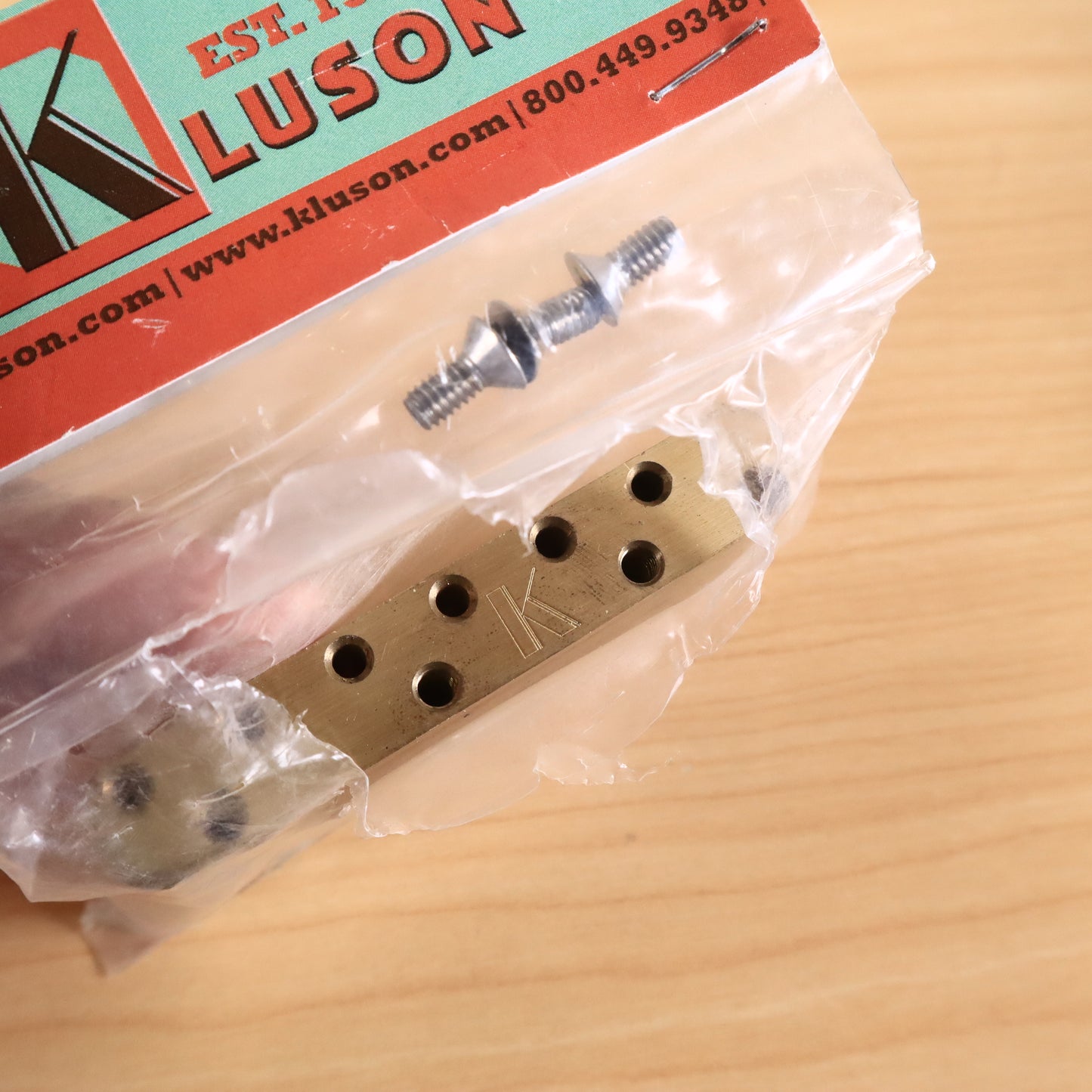Kluson Milled Brass Sustain Block For Vintage Tremolo Bridge KVSBB