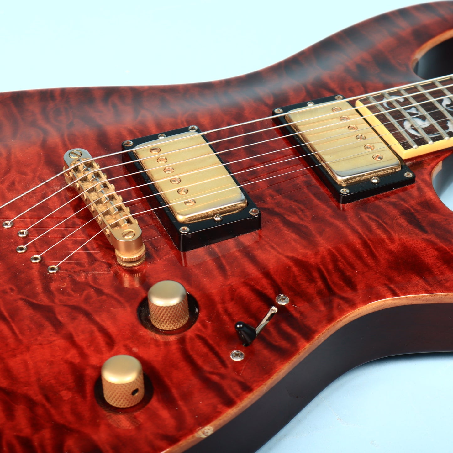 2003 Schecter C-1 Classic Diamond Vine Inlays Antique Amber