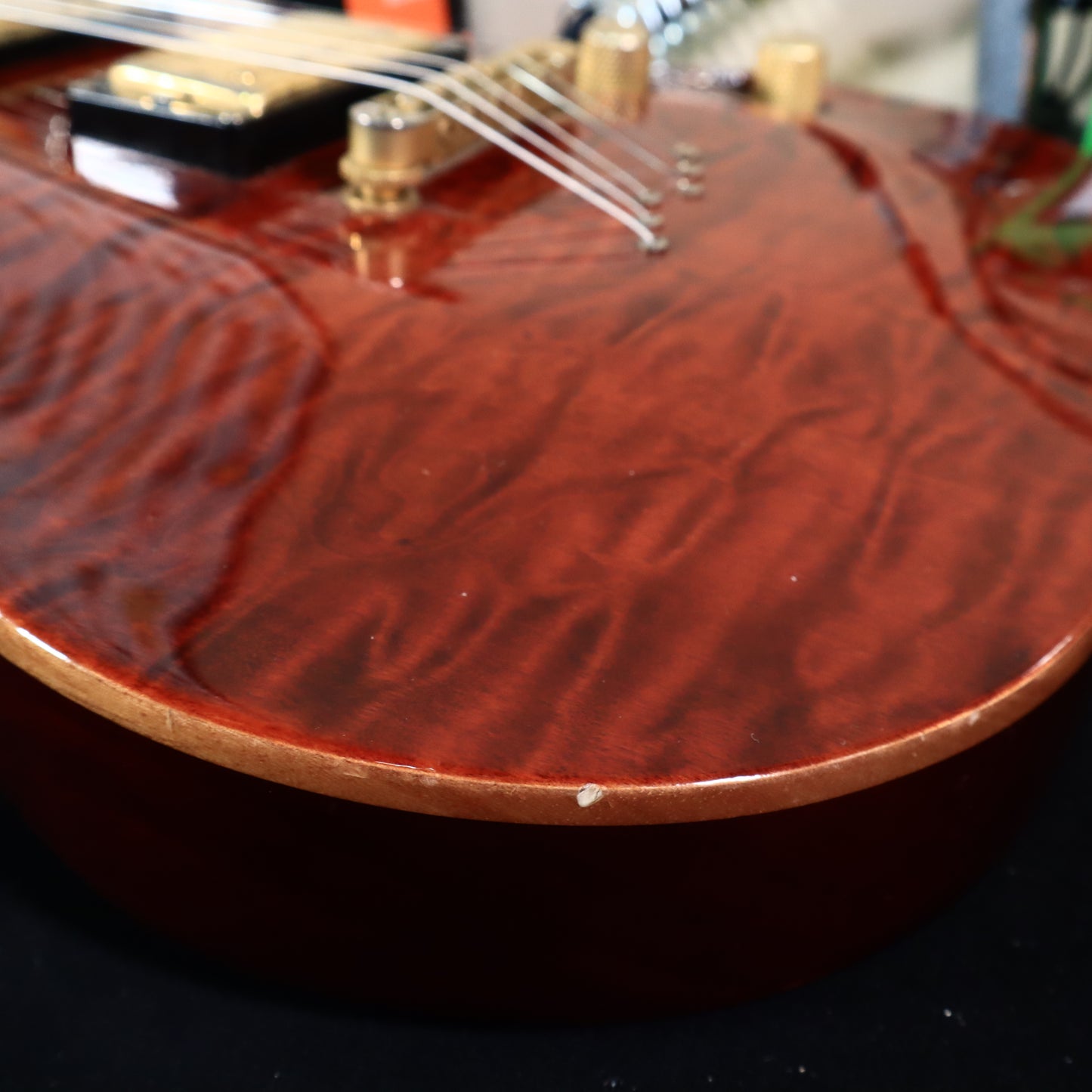 2003 Schecter C-1 Classic Diamond Vine Inlays Antique Amber
