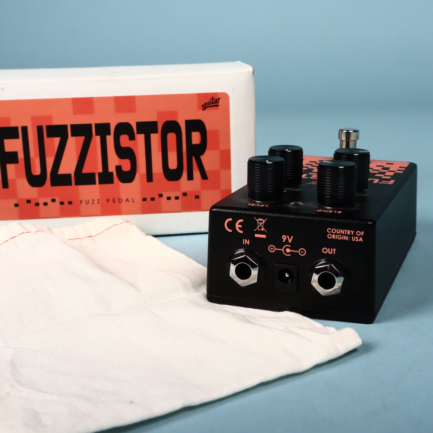 Aguilar Fuzzistor V2 Bass Fuzz Pedal Black *Open Box*