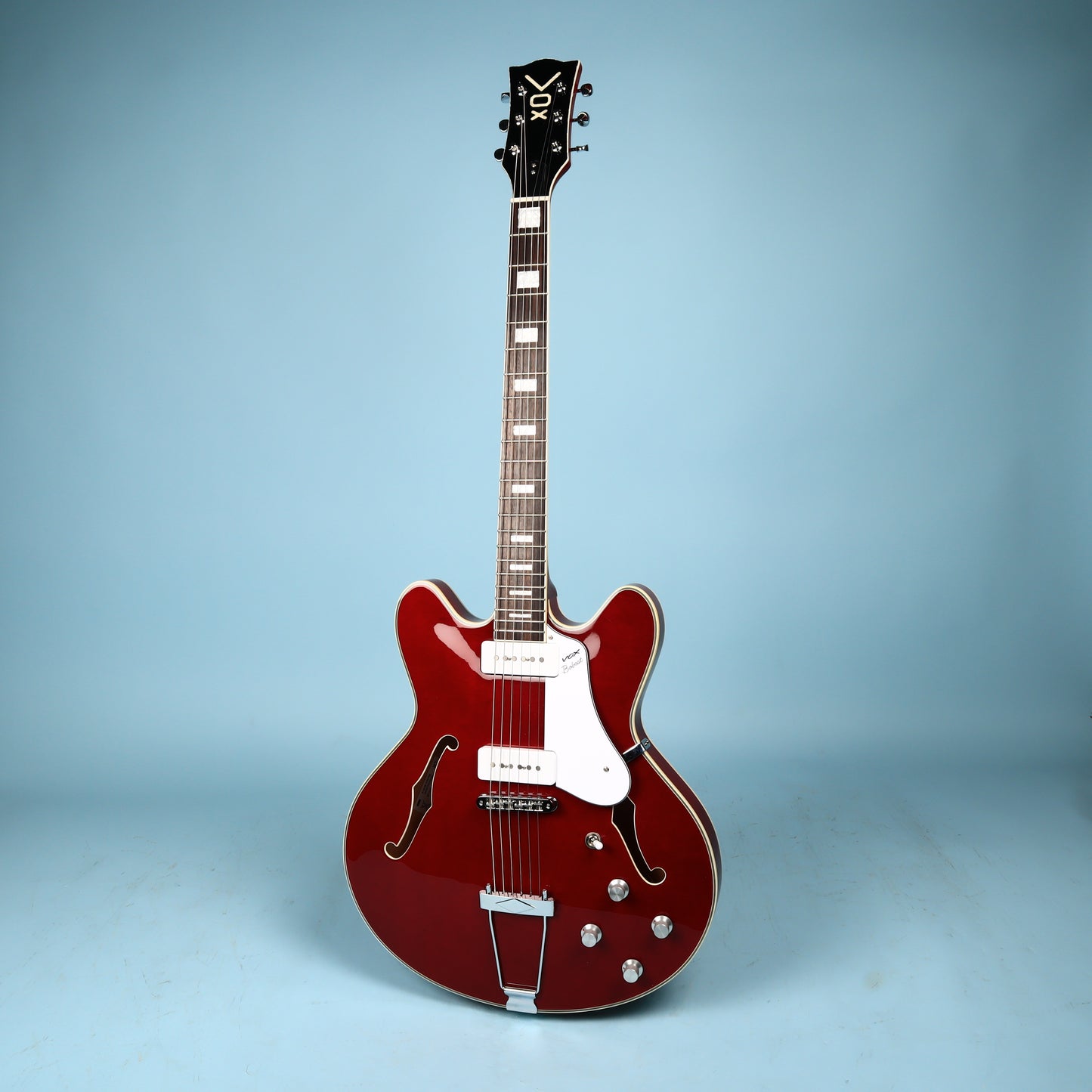 Vox Bobcat V90 Cherry Red Semi-Hollowbody Electric Guitar