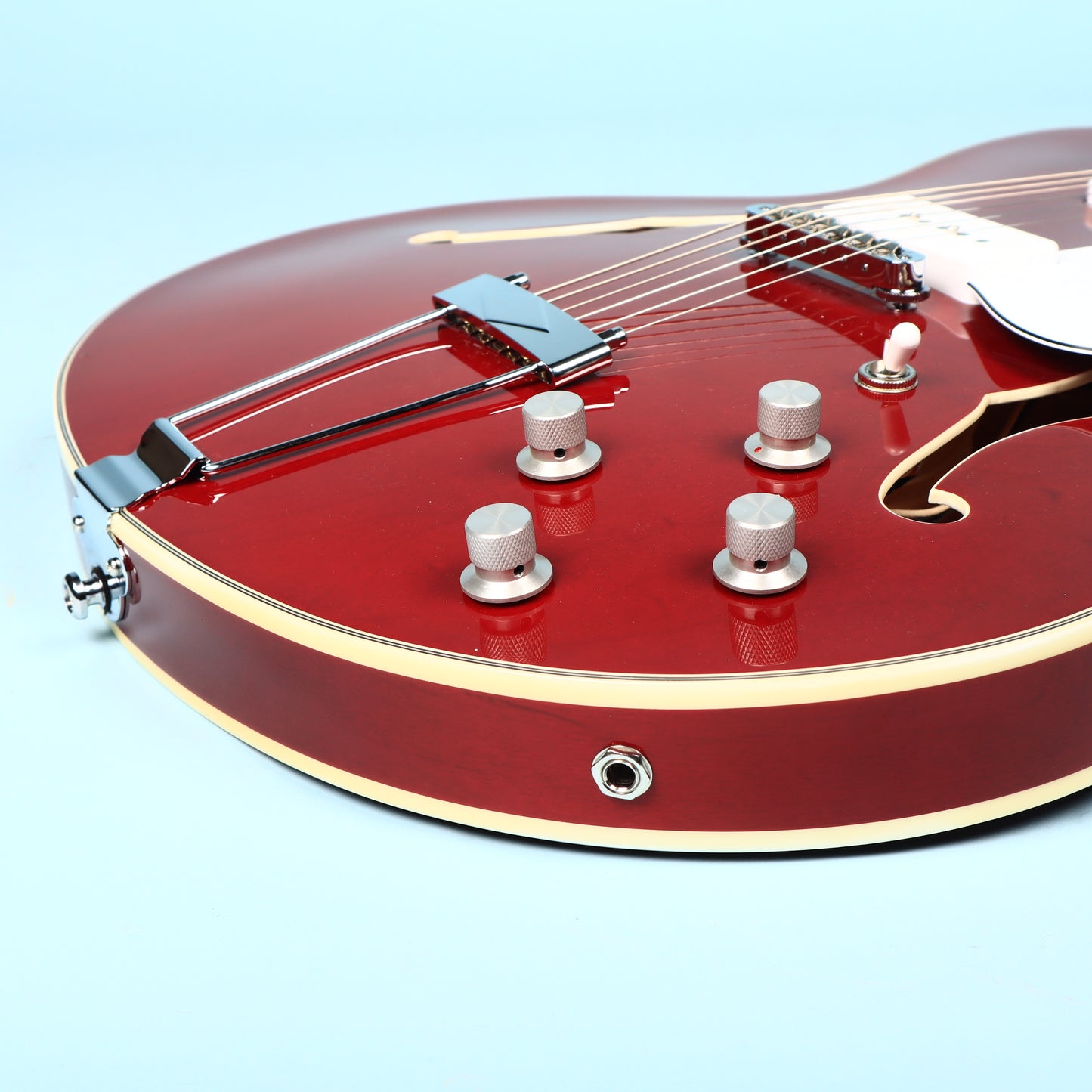 Vox Bobcat V90 Cherry Red Semi-Hollowbody Electric Guitar