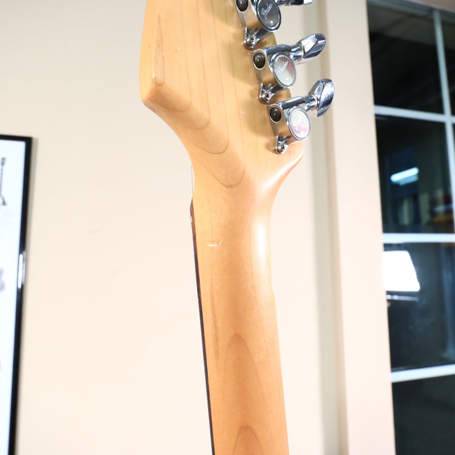 1986 Squier White Japan Stratocaster Electric Guitar