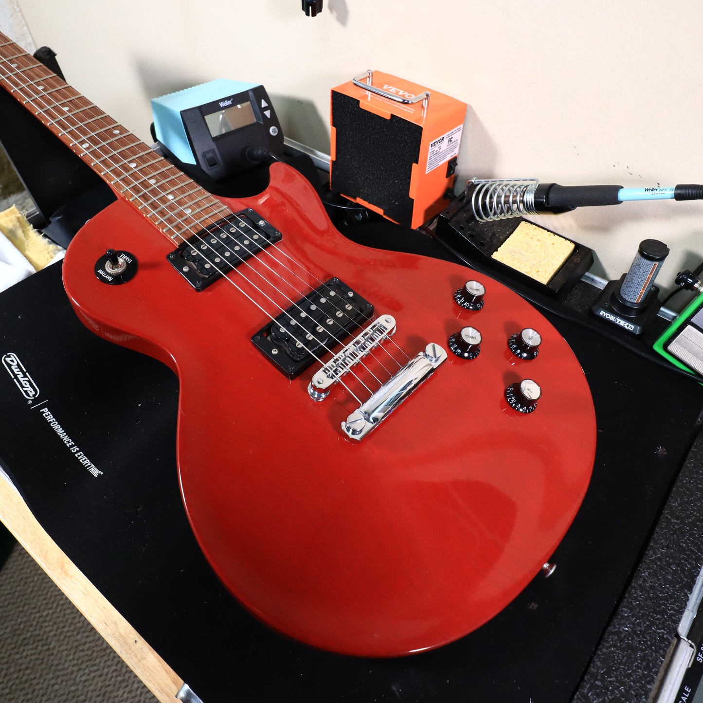 1999 Gibson The Paul II Trans Cardinal Red Guitar