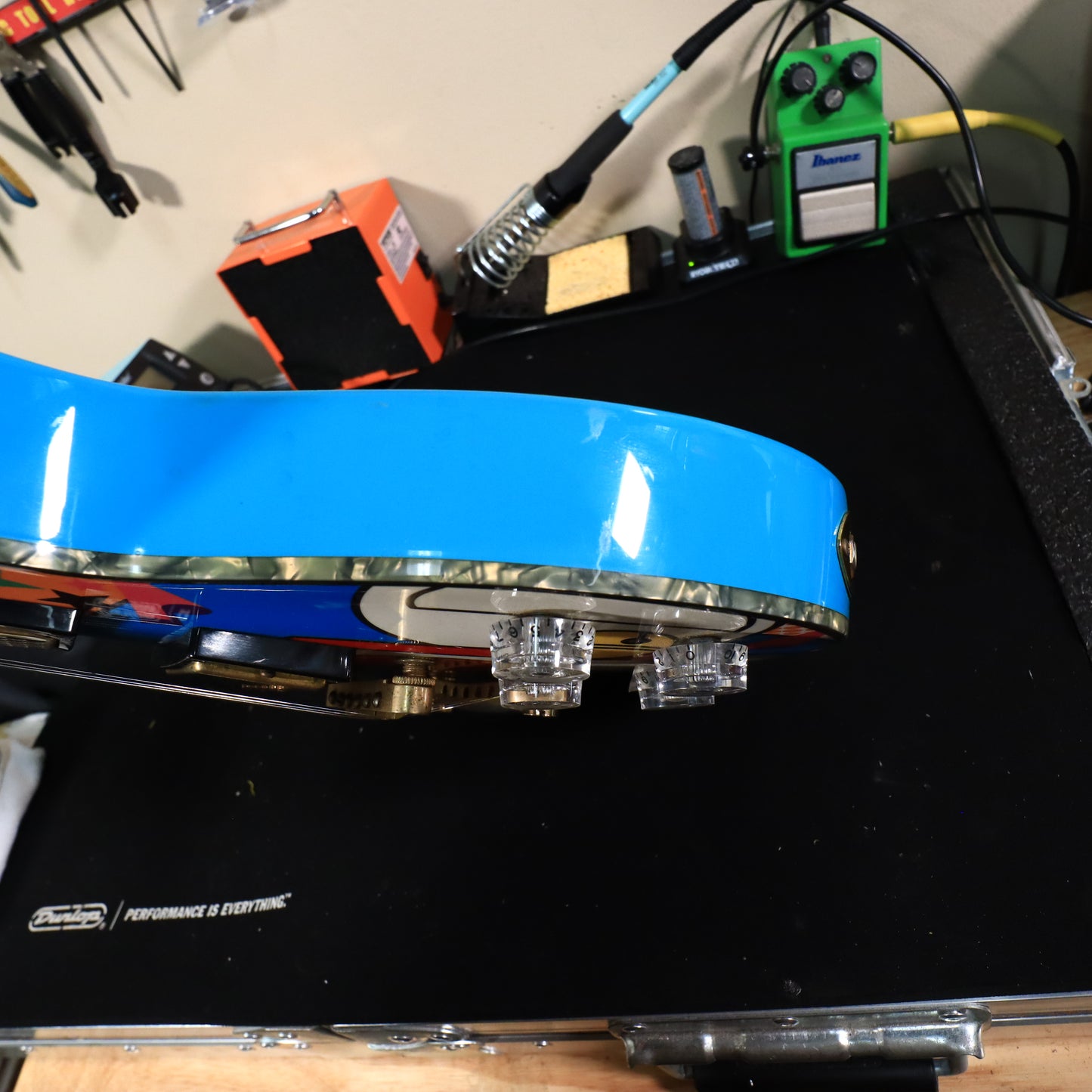 Doraemon by ESP Japan 80th Anniversary Solid Body Blue