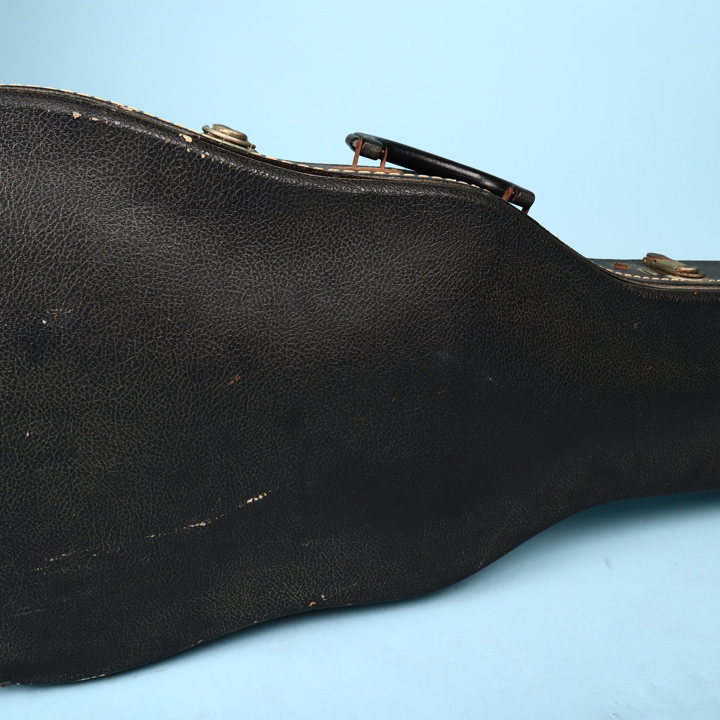 Vintage 60s/70s Gibson Les Paul Hard Shell Case Black Exterior Purple Interior