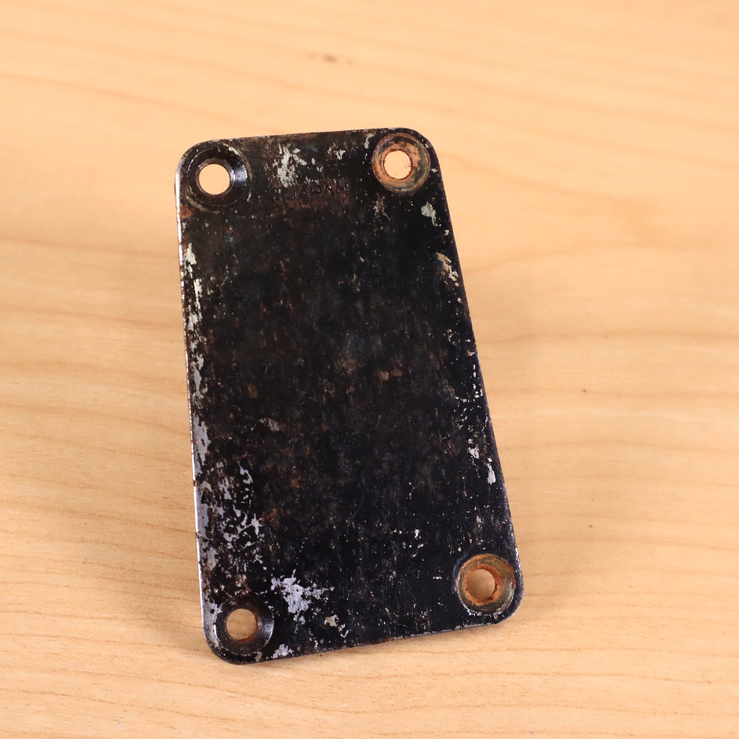 Guitar/Bass Neck Plate Japan Vintage Teisco Trapezoid