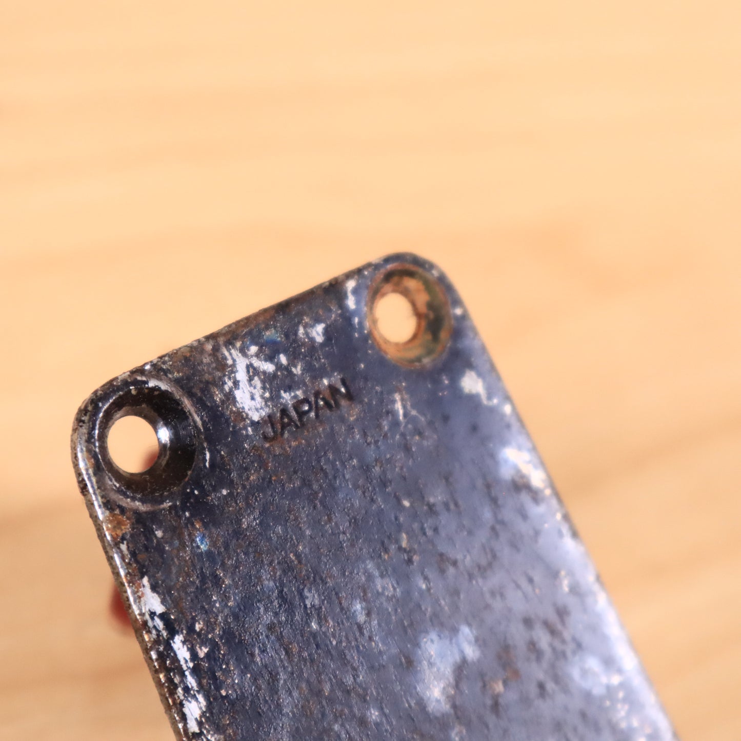 Guitar/Bass Neck Plate Japan Vintage Teisco Trapezoid