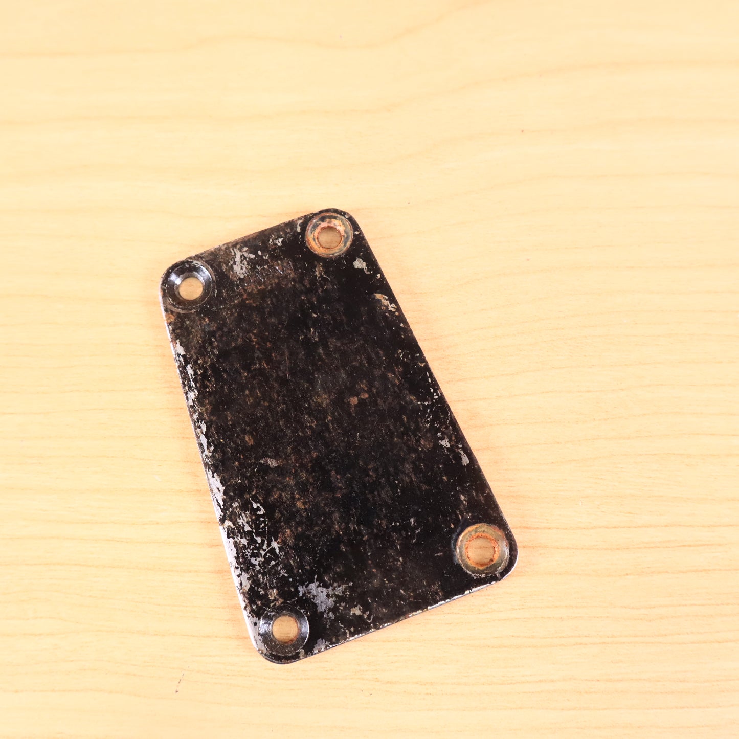 Guitar/Bass Neck Plate Japan Vintage Teisco Trapezoid