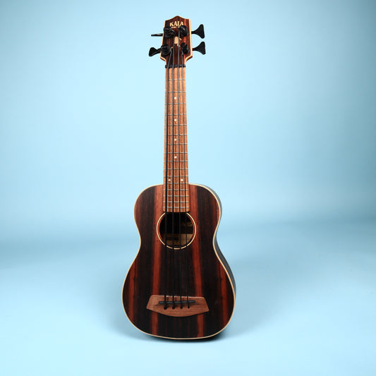 Ukelele Kala UBASS-EBY-FS U-Bass de Ébano Rayado