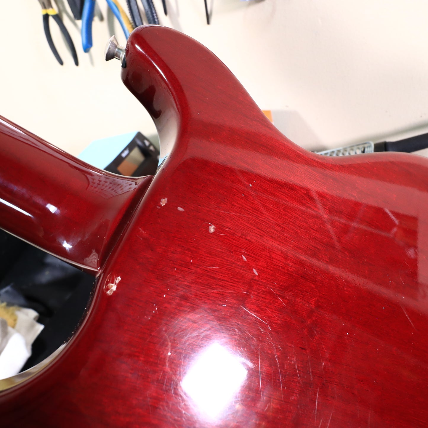 1992 Hamer Special P90 USA Cherry Electric Guitar