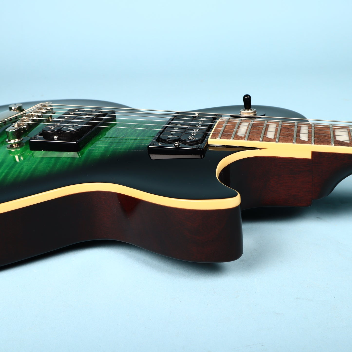 2022 Epiphone Slash Les Paul Limited Edition Green Anaconda Burst